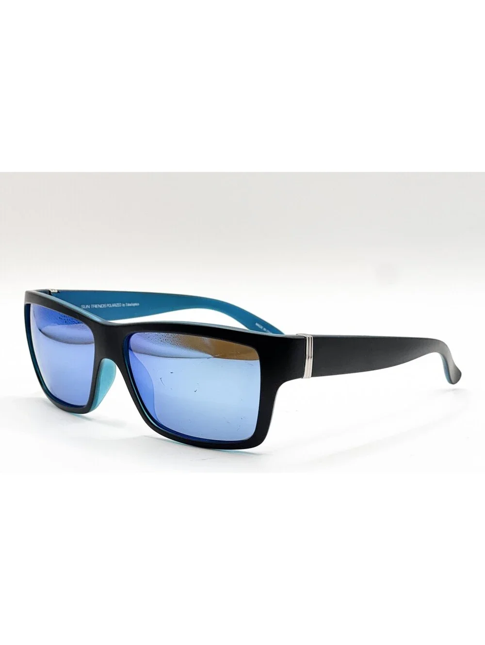 Sun Trends ST172 Black Rectangle Authentic Sunglasses 57-15-138